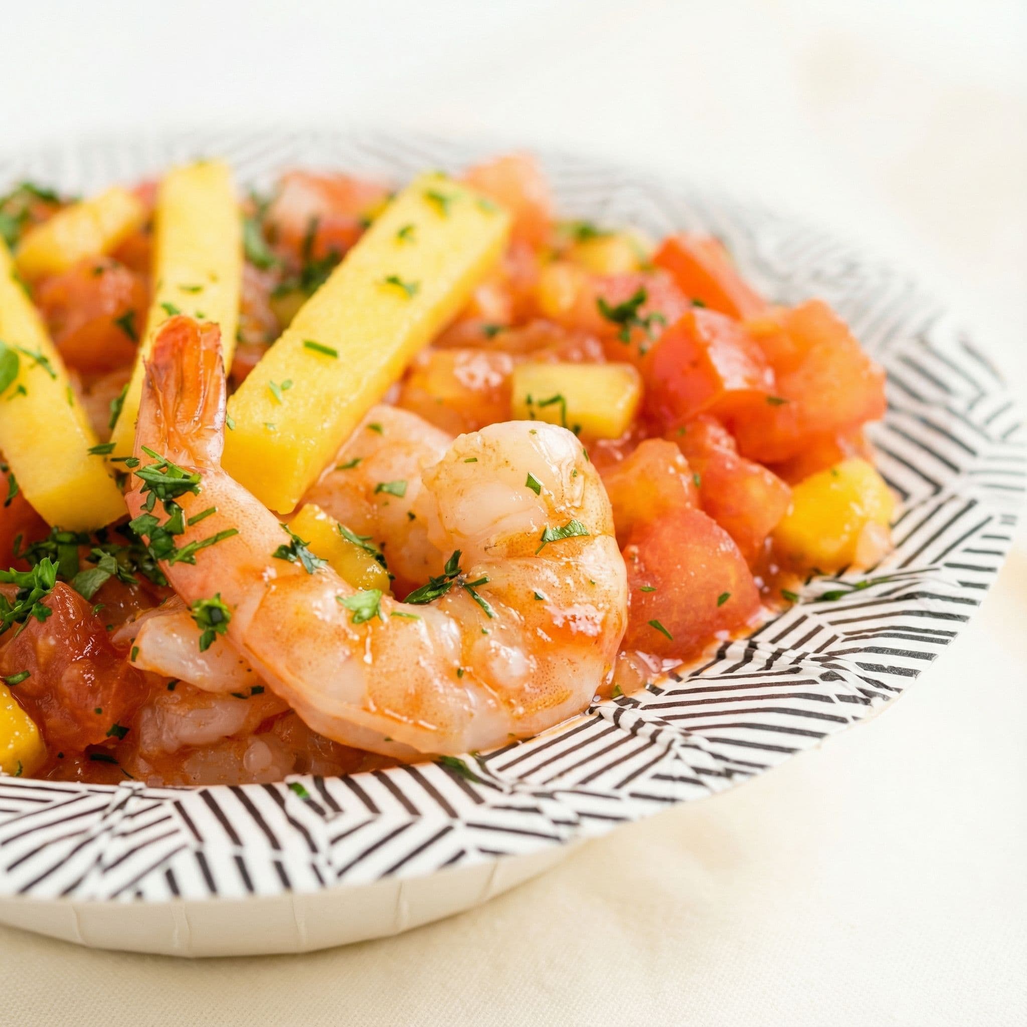 Restaurant menu photo of gourmet pasta dish with professional lighting