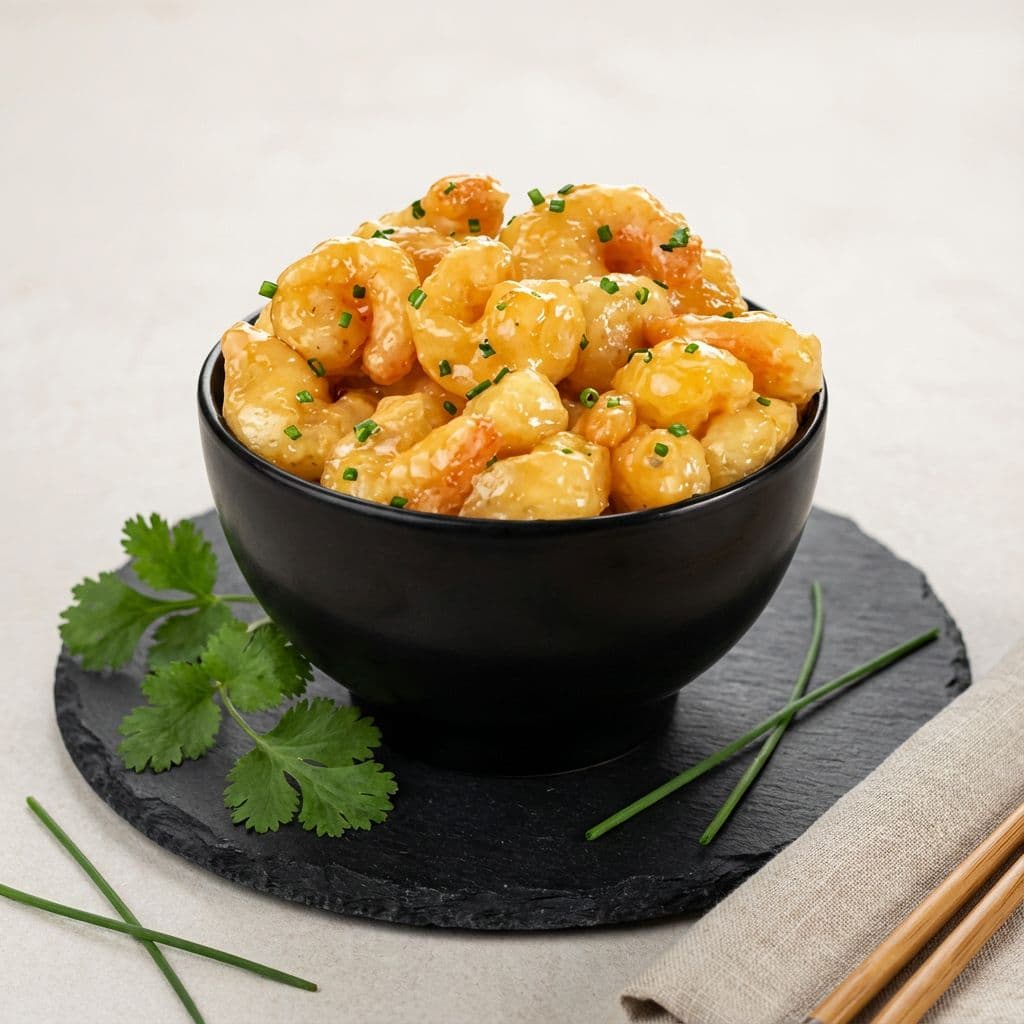 Enhanced restaurant photo of classic breakfast plate with professional lighting